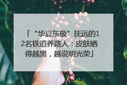 “华夏东极”抚远的12名铁道养路人：皮肤晒得越黑，越说明光荣