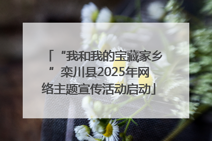 “我和我的宝藏家乡”栾川县2025年网络主题宣传活动启动