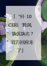 “歼-10CE和‘阵风’孰优孰劣？”官方回应来了