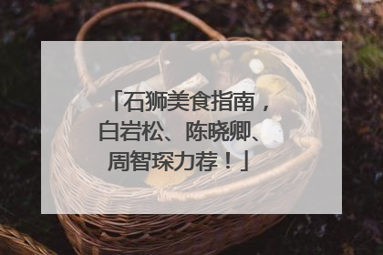 石狮美食指南，白岩松、陈晓卿、周智琛力荐！