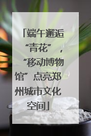 端午邂逅“青花”，“移动博物馆”点亮郑州城市文化空间