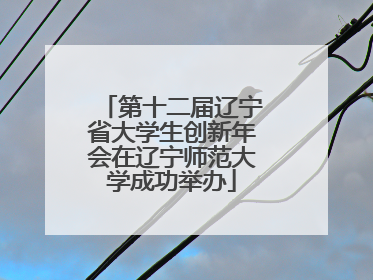 第十二届辽宁省大学生创新年会在辽宁师范大学成功举办