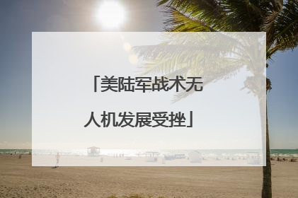 美陆军战术无人机发展受挫