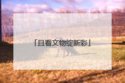 且看文物绽新彩