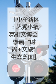中牟新区：艺秀小镇亮相文博会 擘画“时尚+文旅”生态蓝图