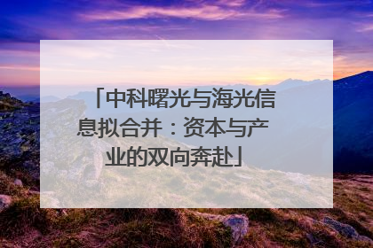 中科曙光与海光信息拟合并：资本与产业的双向奔赴