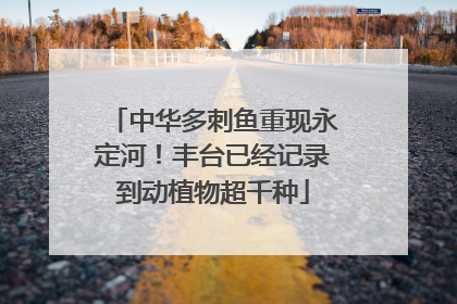 中华多刺鱼重现永定河！丰台已经记录到动植物超千种