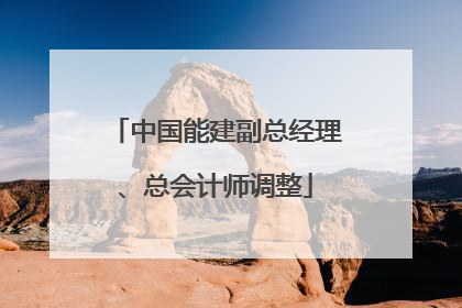 中国能建副总经理、总会计师调整