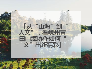 从“山海”到“人文”，看嵊州青田山海协作如何“文”出新精彩