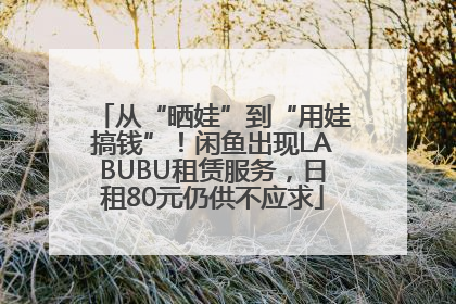 从“晒娃”到“用娃搞钱”！闲鱼出现LABUBU租赁服务，日租80元仍供不应求