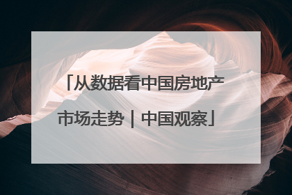 从数据看中国房地产市场走势｜中国观察