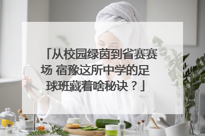 从校园绿茵到省赛赛场 宿豫这所中学的足球班藏着啥秘诀？