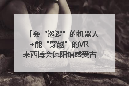 会“巡逻”的机器人+能“穿越”的VR 来西博会德阳馆感受古蜀文明与现代智造的时空对话｜西博视界