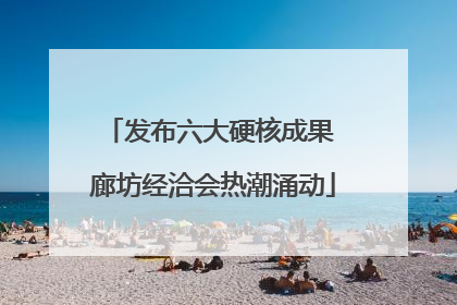 发布六大硬核成果 廊坊经洽会热潮涌动