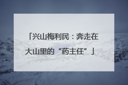兴山梅利民：奔走在大山里的“药主任”