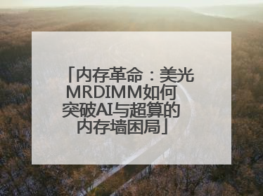 内存革命：美光MRDIMM如何突破AI与超算的内存墙困局
