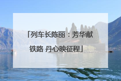 列车长陈丽：芳华献铁路 丹心映征程