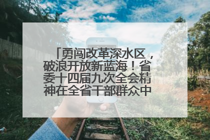 勇闯改革深水区，破浪开放新蓝海！省委十四届九次全会精神在全省干部群众中引发热烈反响