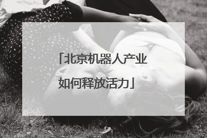 北京机器人产业如何释放活力