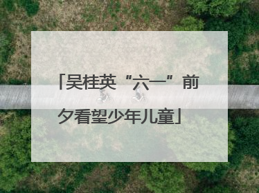 吴桂英“六一”前夕看望少年儿童