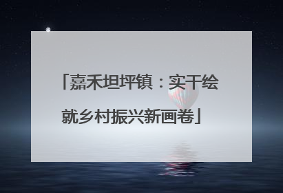 嘉禾坦坪镇：实干绘就乡村振兴新画卷