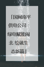 国网南平供电公司：绿电赋能闽北 绘就生态新篇