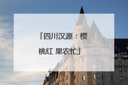 四川汉源：樱桃红 果农忙