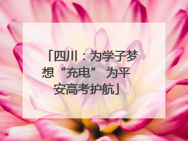 四川：为学子梦想“充电” 为平安高考护航