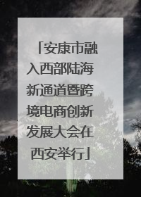 安康市融入西部陆海新通道暨跨境电商创新发展大会在西安举行