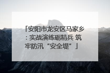 安阳市龙安区马家乡：实战演练砺精兵 筑牢防汛“安全堤”