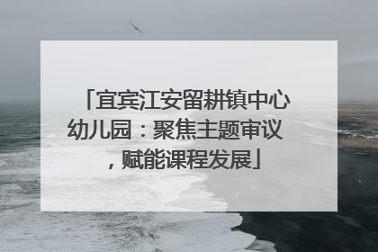 宜宾江安留耕镇中心幼儿园：聚焦主题审议，赋能课程发展
