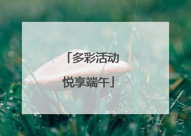 多彩活动 悦享端午