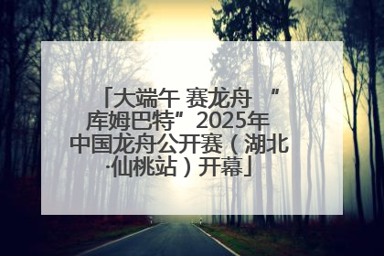 大端午 赛龙舟 “库姆巴特”2025年中国龙舟公开赛（湖北·仙桃站）开幕