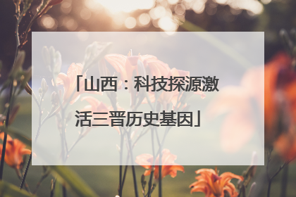 山西：科技探源激活三晋历史基因