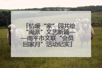 情暖“家”园共绘“闽派”文艺新篇——南平市文联“会员回家月”活动纪实