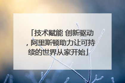 技术赋能 创新驱动，阿里斯顿助力让可持续的世界从家开始