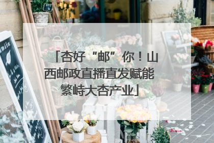 杏好“邮”你！山西邮政直播直发赋能繁峙大杏产业