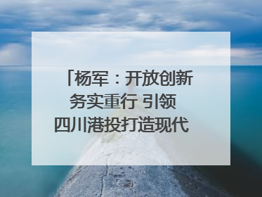 杨军：开放创新 务实重行 引领四川港投打造现代物流标杆｜致敬2024四川经济影响力人物