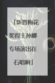 新晋梅花奖得主孙娜专场演出在石唱响