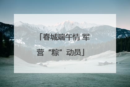 春城端午情 军营“粽”动员