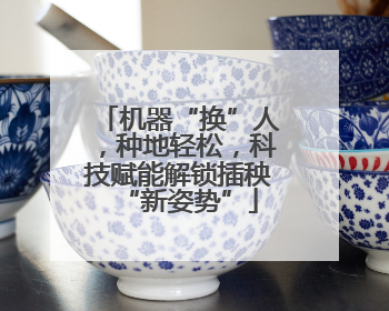 机器“换”人，种地轻松，科技赋能解锁插秧“新姿势”