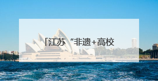 江苏“非遗+高校”合作实践为传统文化注入青春活力