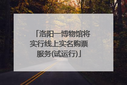 洛阳一博物馆将实行线上实名购票服务(试运行)