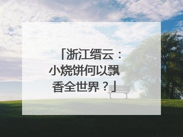 浙江缙云：小烧饼何以飘香全世界？