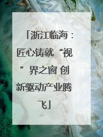 浙江临海：匠心铸就“视”界之窗 创新驱动产业腾飞