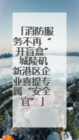 消防服务不再“开盲盒” 城陵矶新港区企业喜提专属“安全官”