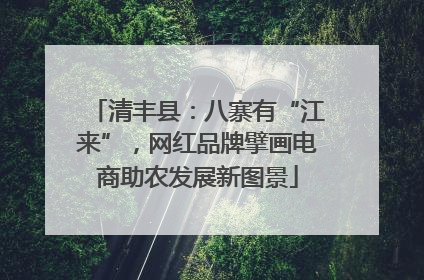 清丰县：八寨有“江来”，网红品牌擘画电商助农发展新图景