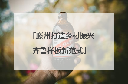 滕州打造乡村振兴齐鲁样板新范式