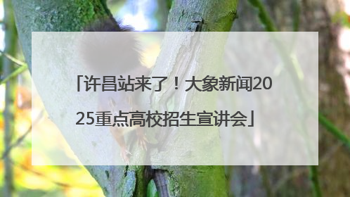 许昌站来了！大象新闻2025重点高校招生宣讲会