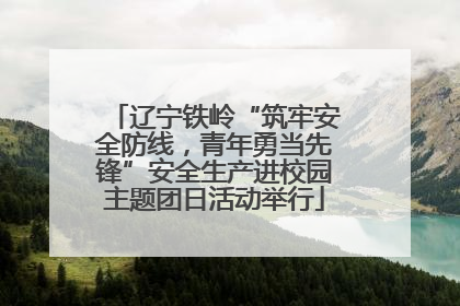 辽宁铁岭“筑牢安全防线，青年勇当先锋”安全生产进校园主题团日活动举行